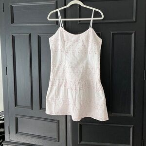 Roller Rabbit White and Pink Eyelet Mini Dress - SOLD OUT